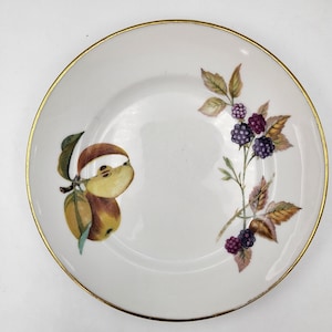 Royal Worcester Evesham Gold Bread and Butter Plates