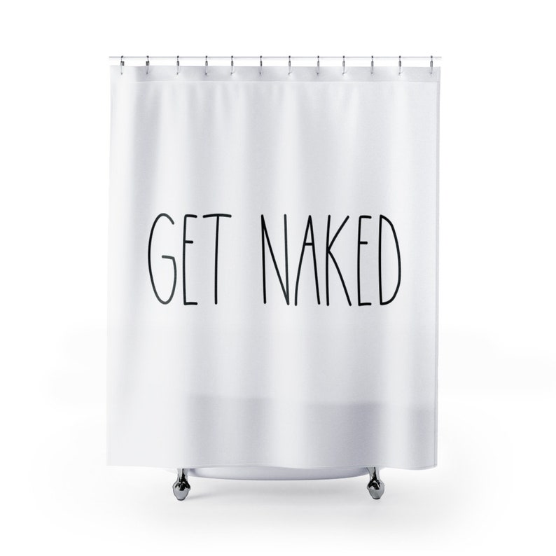 Get Shower Curtain Rae Dunn Inspired Bathroom Decor Farmhouse Simple Funny