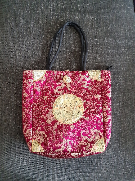 Chinese silk bag