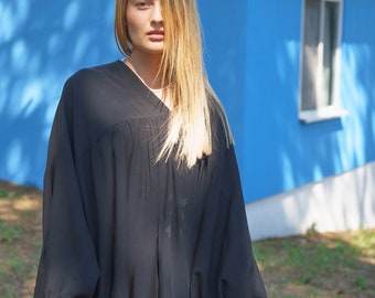 Schwarze Bluse Damen Langarmshirt Damen, Damen Top plus Size Kleidung für Frauen, Oversized Shirt Frauen