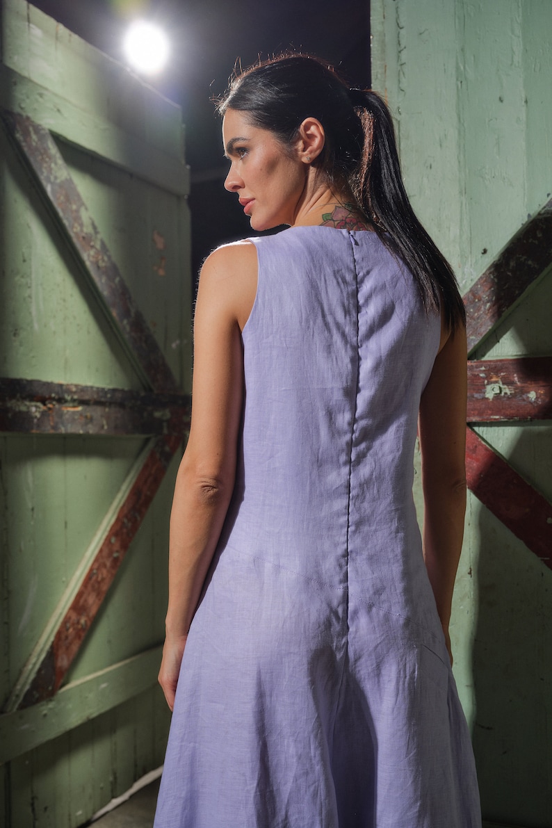 Linen jumpsuit women avant garde clothing, Lilac overalls women drop crotch jumpsuit womens, Summer harem jumpsuit, Plus size overalls