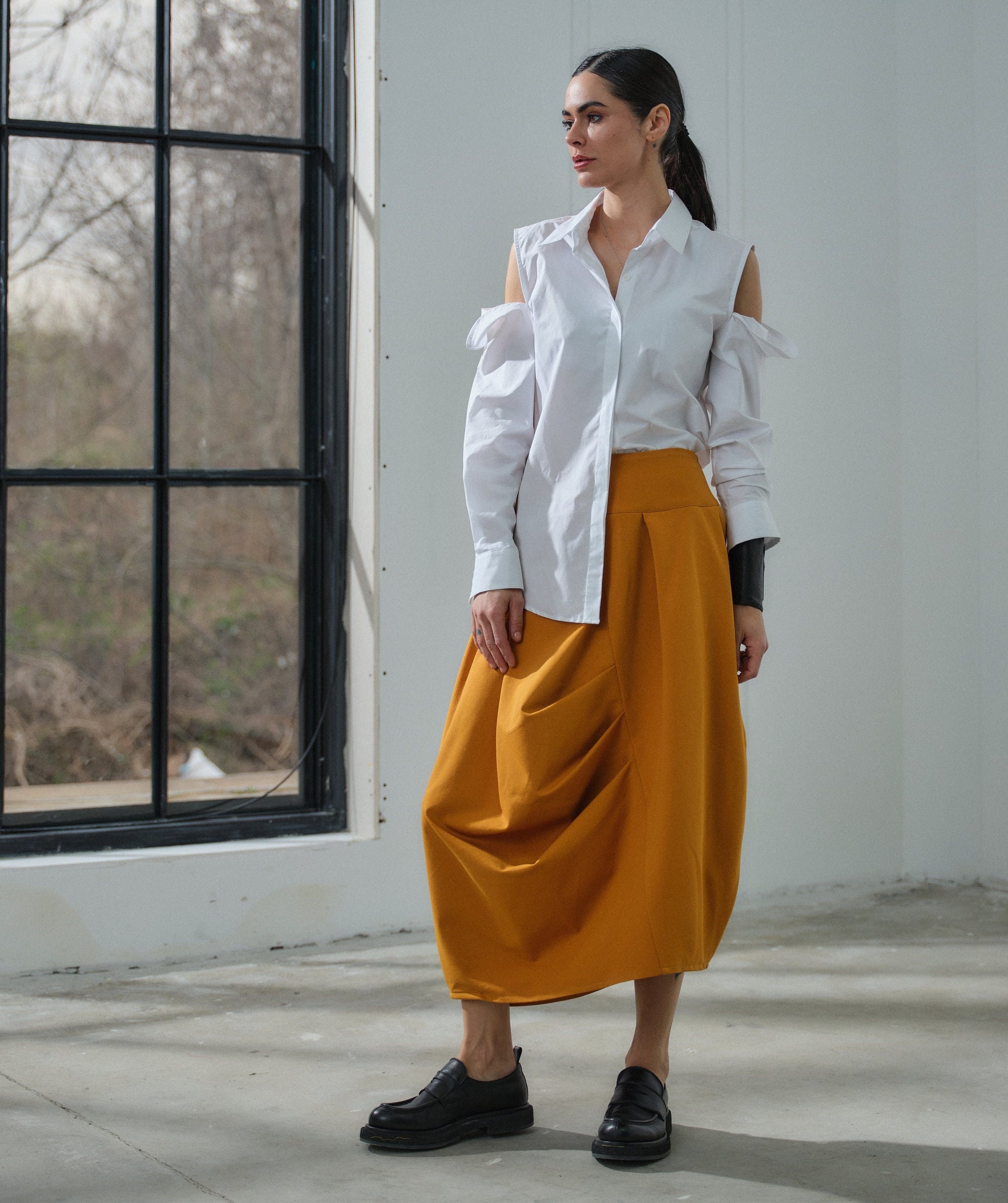 Black Peasant Skirt UK