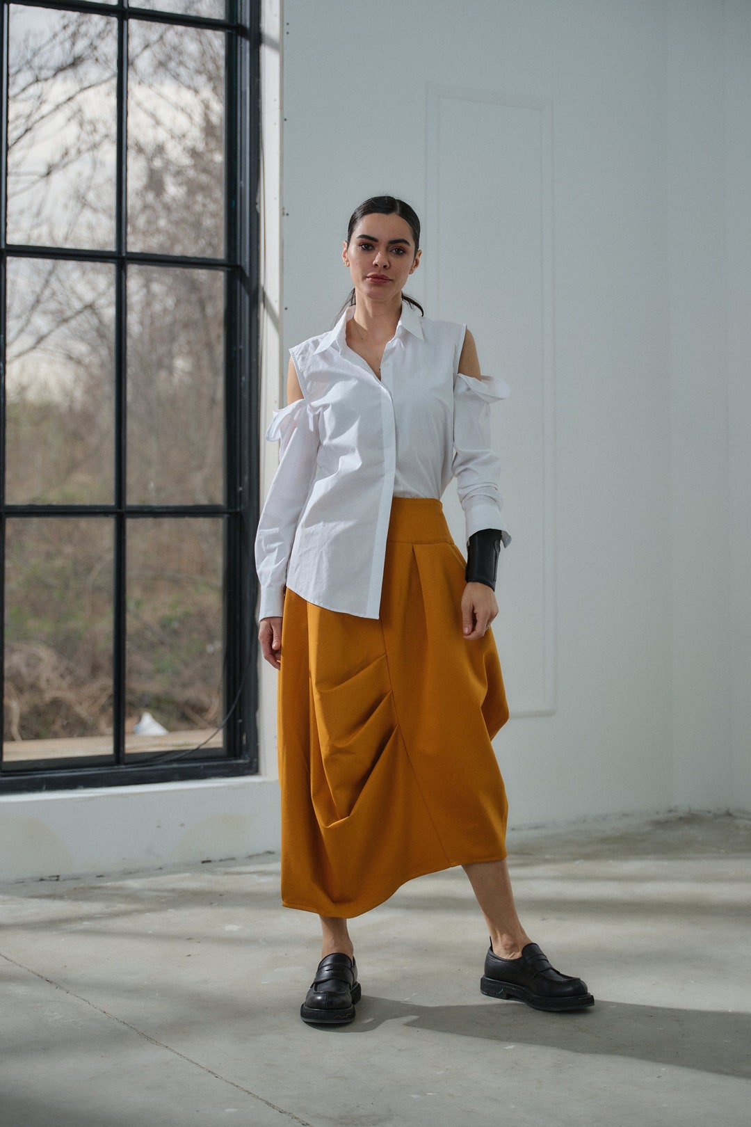 ◇hug your skin◇ Balloon padded midi skirt brown il_1080xN.5989522714_1nlv.jpg