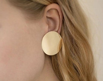 large gold studs