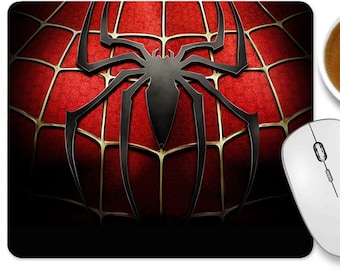 Superhero Spider Web Gaming Mouse pad Non-Slip Rubber Base Rectangle Mousepad for Laptop & Desktop Computer