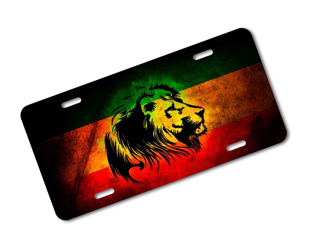 Jamaican Flag the Lion Ethiopia Rasta African Flag Emblem Novelty