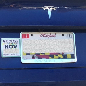 Maryland HOV Permit Holder
