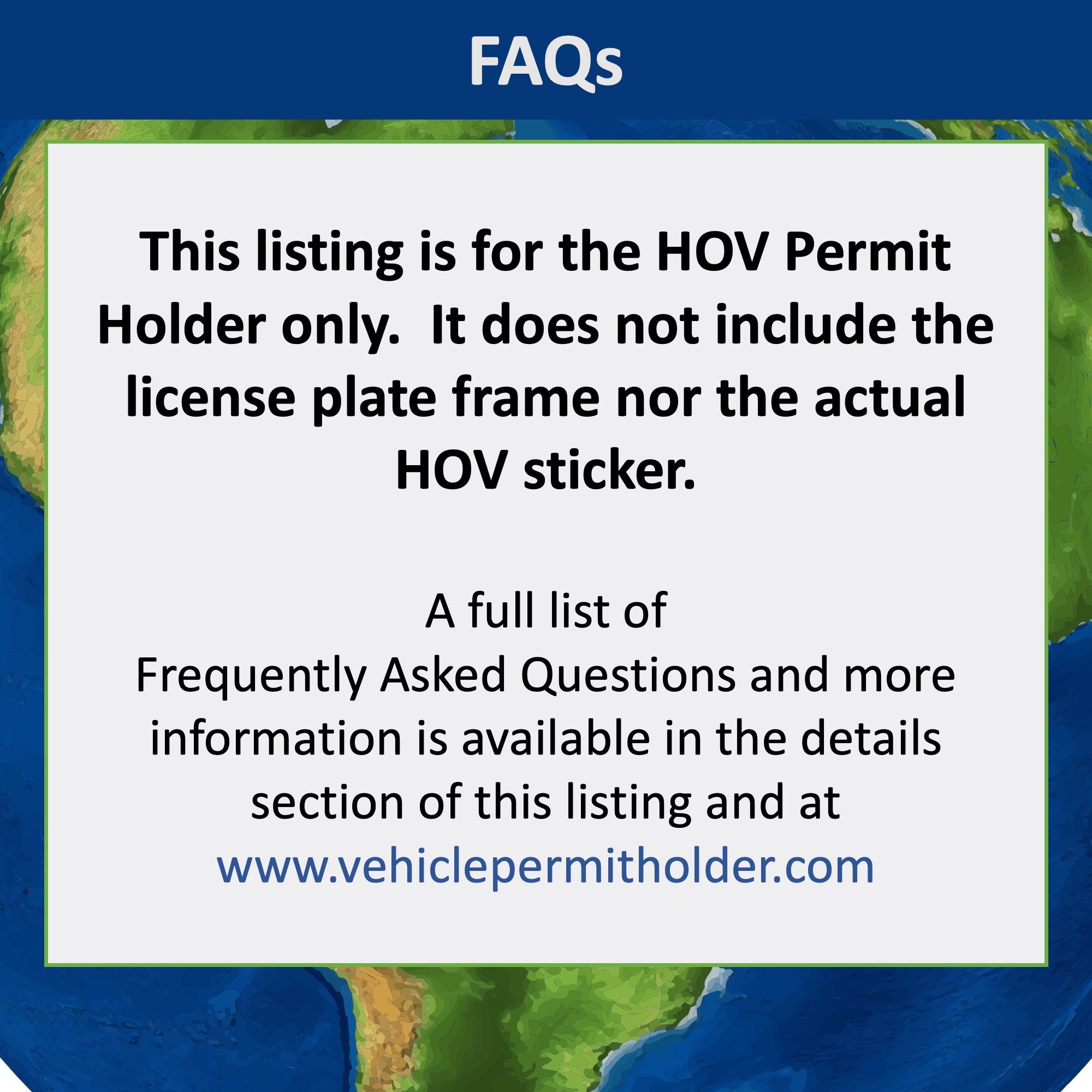 Maryland HOV Permit Holder Etsy