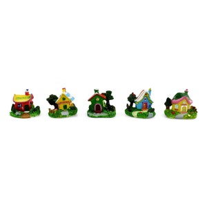 Miniature Fairy House (1pc) - Miniature House - Micro Landscape - Mini Garden - Fairy Garden House - Whimsical House - House Figurine