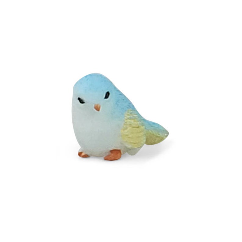 Fairy Garden Bird 1/5/10pc Bird Figurine Micro Landscape Mini Garden Terrarium Decoration Zen Garden Mini Birds Animals Blue