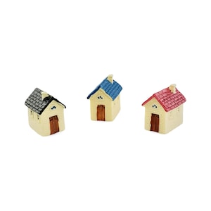 Miniature Brick House (1/5pc) - Miniature House - Micro Landscape - Mini Garden - Fairy Garden House - Terrarium - House Figurine