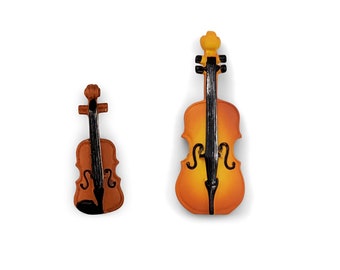 Collier de violon en forme de maison d'elfe - Bijou d'orchestre - Collier  d'orchestre - Collier d'instrument de musique classique - Fabriqué à la main