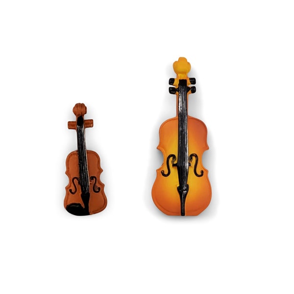 Miniature Violin / Cello - Miniature Instrument - Small Instruments - Tiny Cello - Tiny Violin - Musician Gifts - Violinist Gift