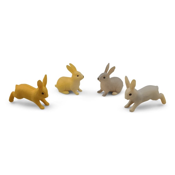 Lapin de jardin féerique (1pc/5pc) - Lapin miniature - Micro Paysage - Mini Jardin - Terrarium - Lapin de Pâques - Mini Figurines d’animaux