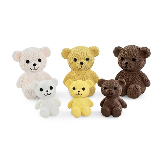 Miniature teddy bear figurines discount