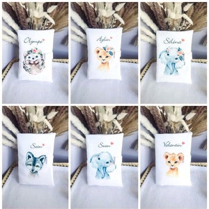 Protège carnet de santé personnalisé Animaux Housse de carnet bébé personnalisable Cadeau naissance avec prénom Bout'D'Chou Bild 1