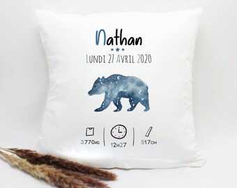 Coussin Ours Brun Etsy Coussin Ours Brun Etsy