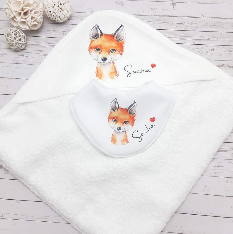 Ensemble de naissance renard personnalisable - Créatrice ETSY : Boutdchou