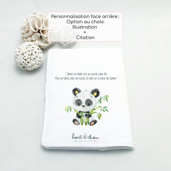 Panda Personalized Health Book Protector Customizable Baby Etsy Hong Kong