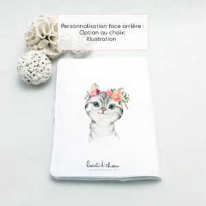 Protège carnet de santé personnalisé Animaux Housse de carnet bébé personnalisable Cadeau naissance avec prénom Bout'D'Chou Bild 6