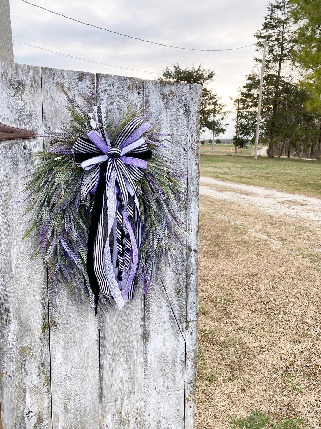 Purple Wreath, Spring Wreath, Grapevine Wreath, Front Door Wreath ...