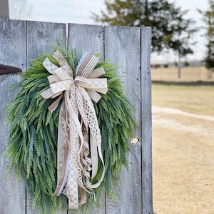 Spring wreath, everyday wreath, Grapevine wreath, front door wreath, greenery wreath, door decor, bead grass wreath, neutral wreath