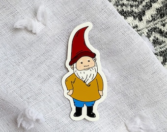Gnome Vinyl Sticker Perfect for any Nature or Garden Lover