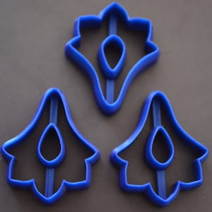 Moroccan cookie cutter flower leaf cookie cutter for earrings pendants modeling clay cutter