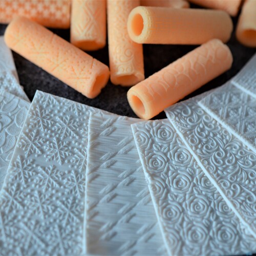 Polymer Clay Mini Texture Roller Highquality Texture for Clay Etsy