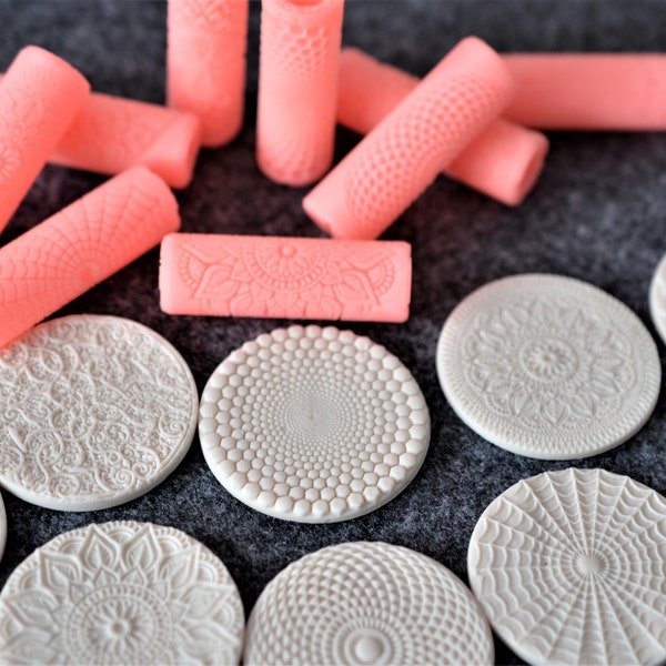 Polymer clay texture Mini mandala pattern high quality texture for clay