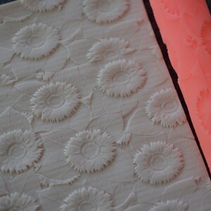 Sunflower Summer Pattern Texture Roller high quality texture for modeling clay #68-2