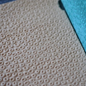 chaotic circles bubbles pattern texture roller high quality texture for modeling clay #65-3