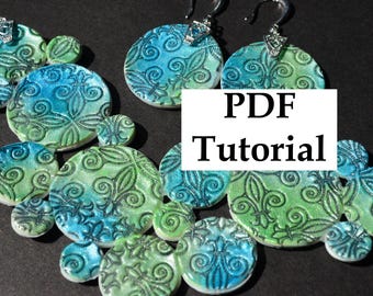 Fleur-De-Lis Jewelry Set PDF Tutorial Fimo Tutorial