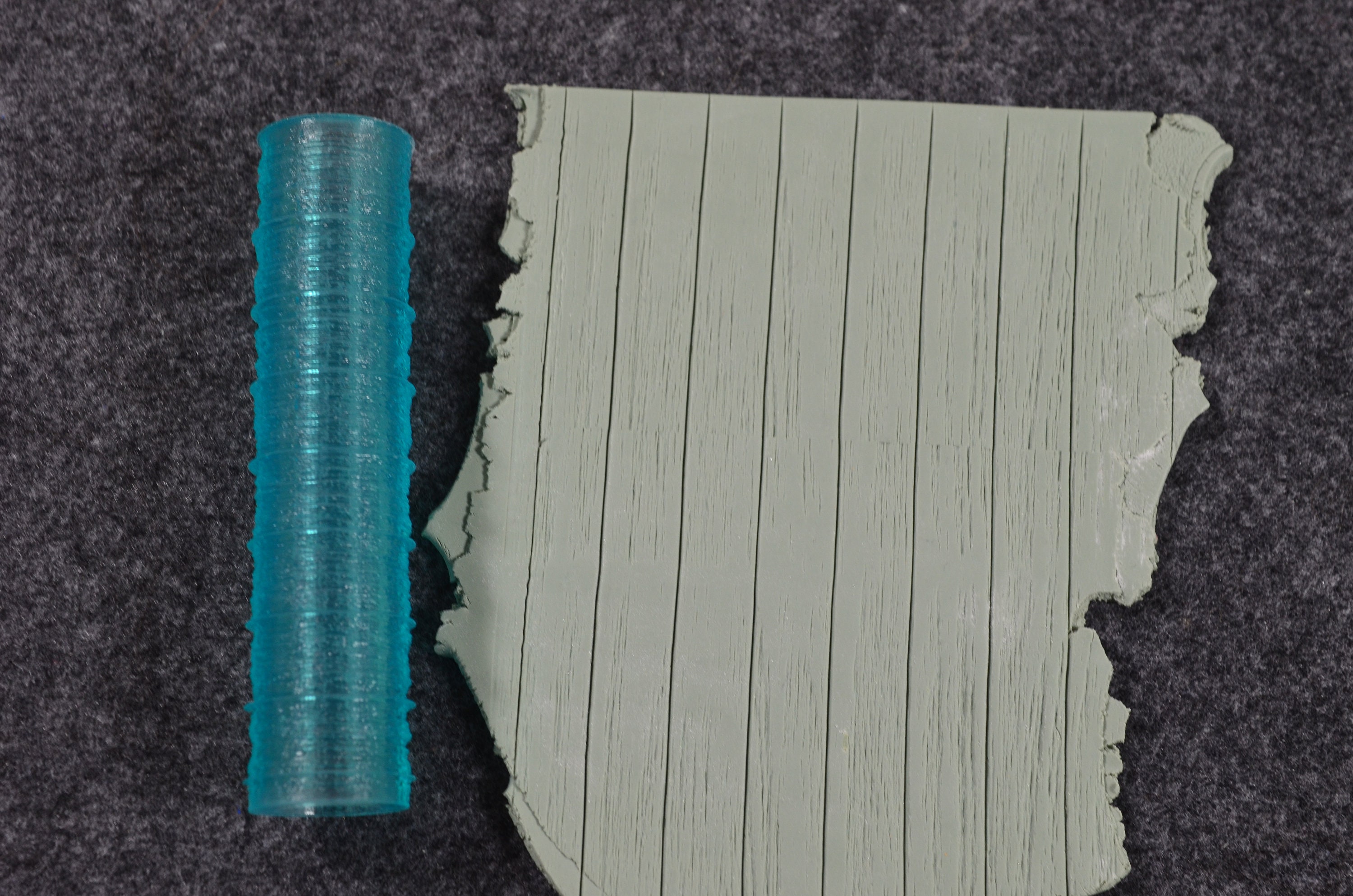 Rullo per texture in argilla a ciottoli fini, rullo