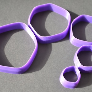 organic polymer clay cutters # 23
