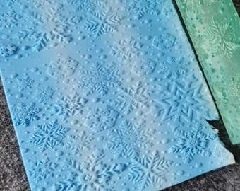 Snowflakes Snow Texture Roller high quality texture for modeling clay # 50-2
