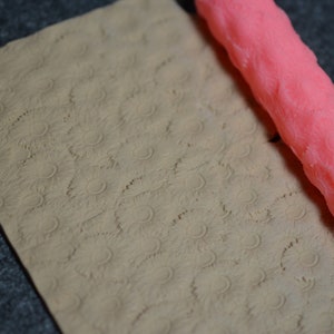 Sunflower Summer Pattern Texture Roller high quality texture for modeling clay #68