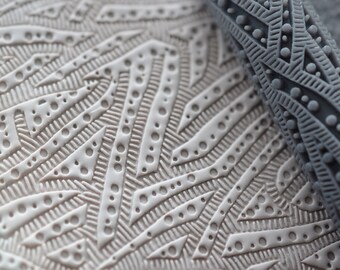 Polymer Clay Texture chaotisch Textil Roller hochwertige Textur für Modelliermasse # 92