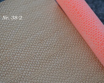 Polymer Clay Texture Strick Textur Roller hochwertig für Modelliermasse # 38-2