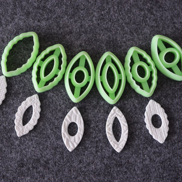 Polymer Clay Cutter Ohrringe Ausstecher Donut Form Ausstechform für Modelliermasse # 117