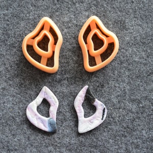 Polymer Clay Cutter Earrings Cutter # 126 for modeling clay