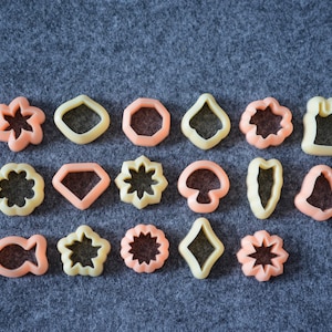 small ear studs polymer clay cutters # 79 different cookie cutters for modeling clay earrings