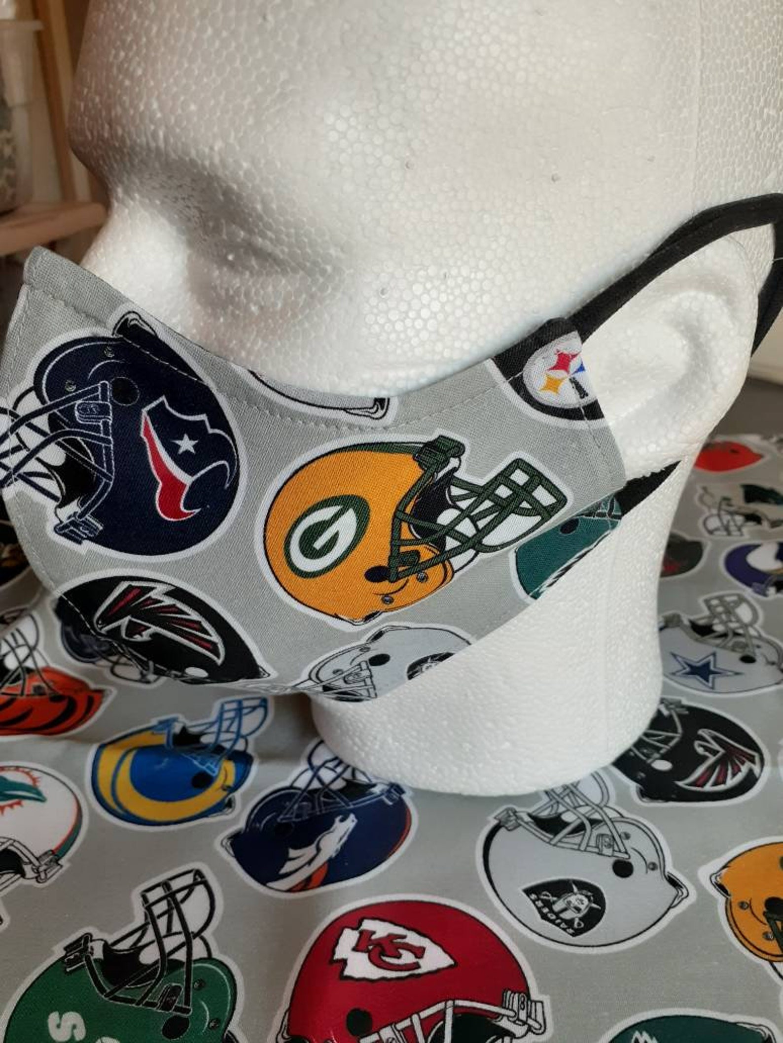 NFL Football Helmet Face mask in adult/kid sizes w/nose wire Etsy