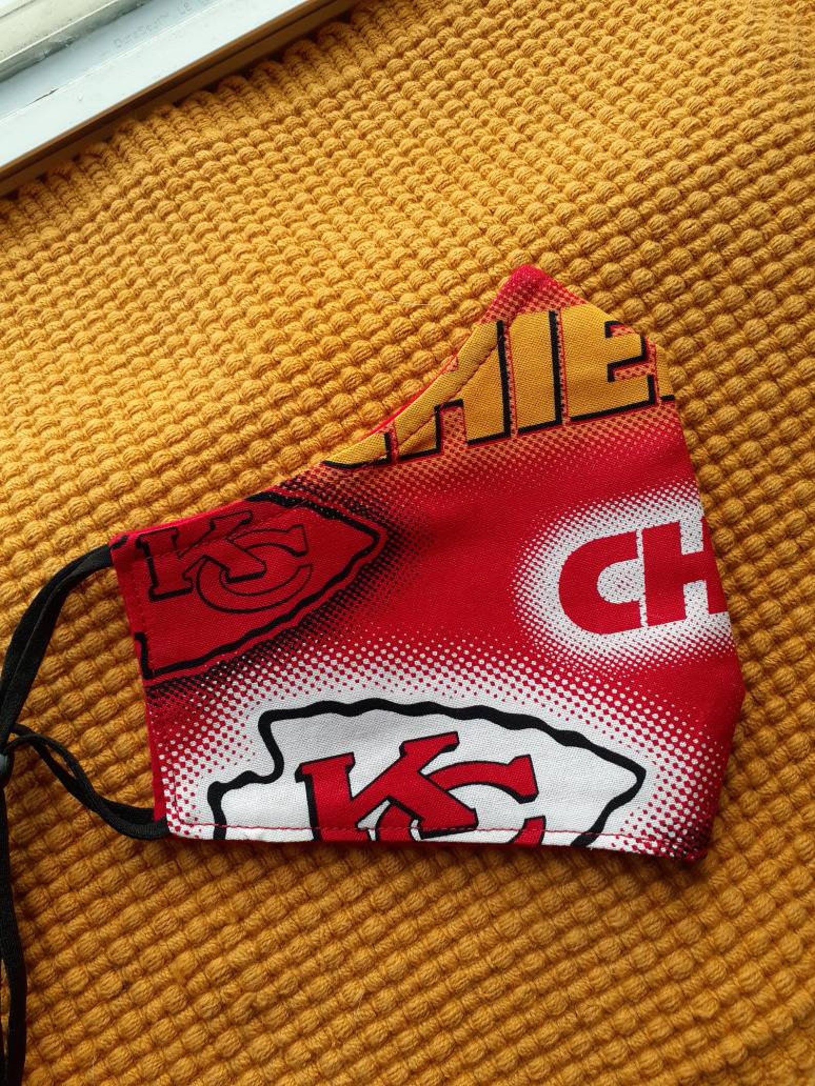 Chiefs mask/KC chiefs mask/Kansas City Chiefs adult face mask Etsy