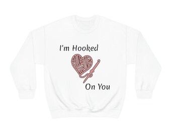 Gehaakt sweatshirt met ronde hals