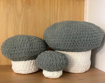 Chunky Crochet Mushrooms