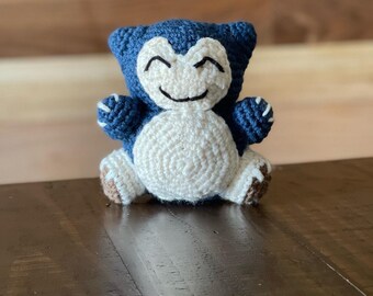 Snorlax Pokemon Handmade Crochet Plushie
