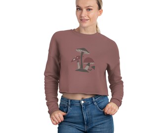Cropped damessweatshirt