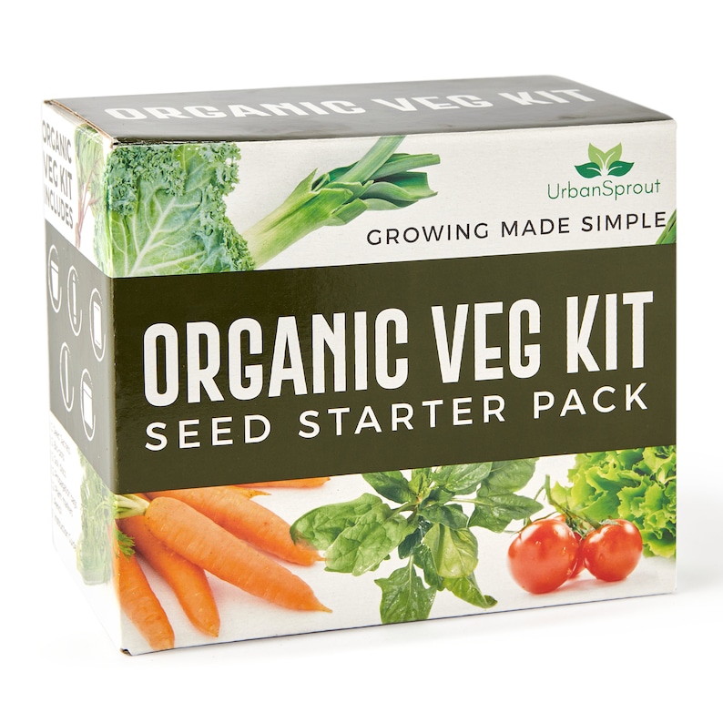 Vegetable Seeds Kit, 12 Grow Your Own Organic Veg Varieties, Eco-Friendly Sustainable Gardening Gift Set image 4
