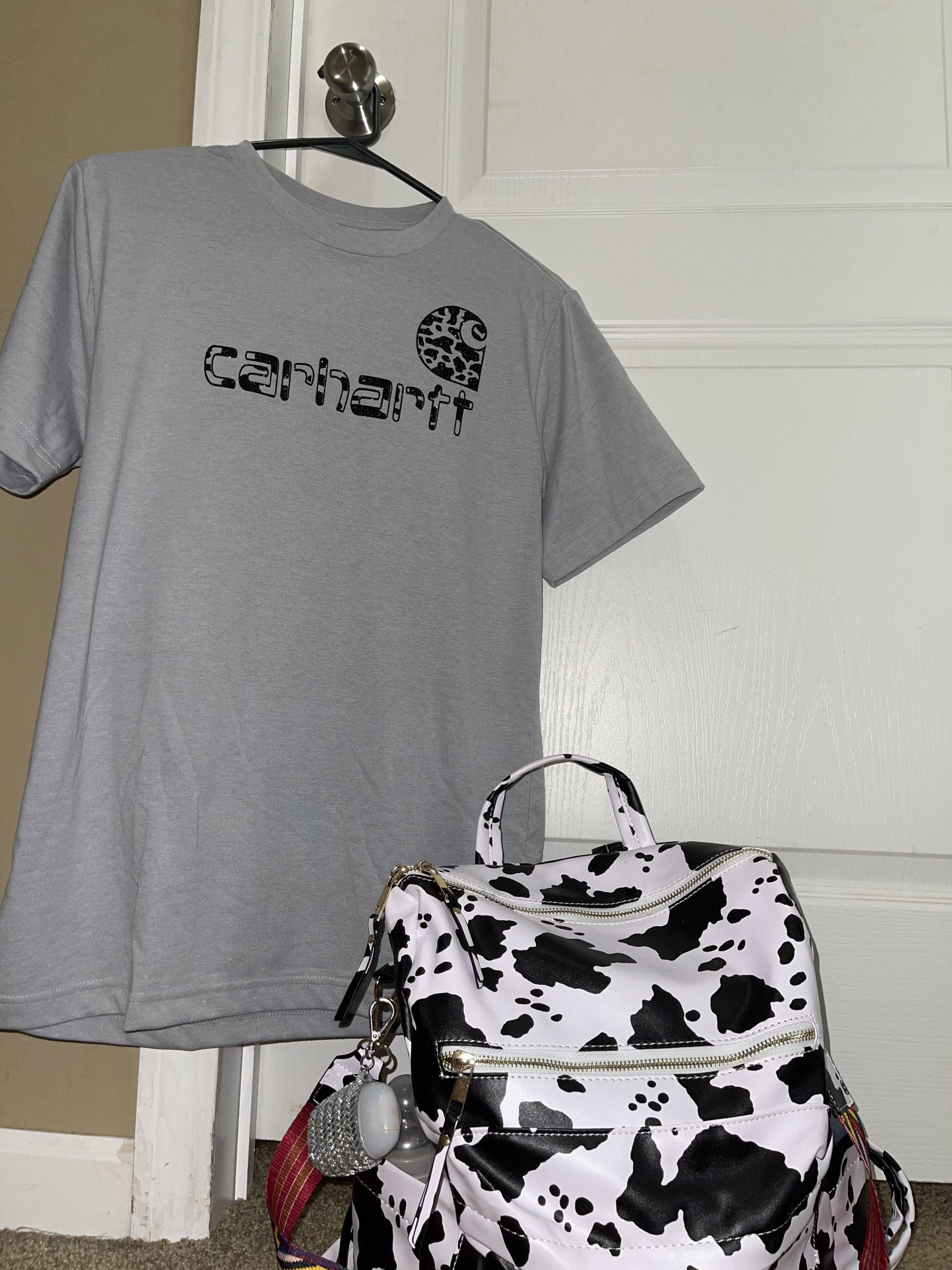 Carhartt Cow Print T-shirts and Sweatshirt - Etsy Canada